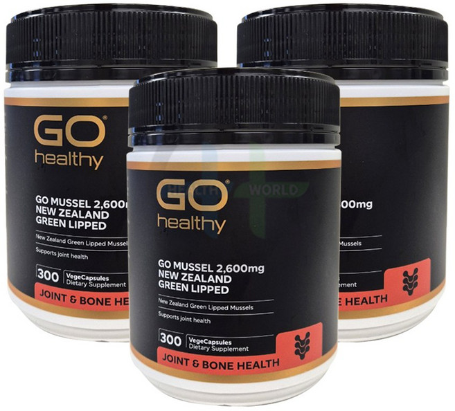 [고헬씨] 초록입홍합 2600mg (300정) 3개, 300정