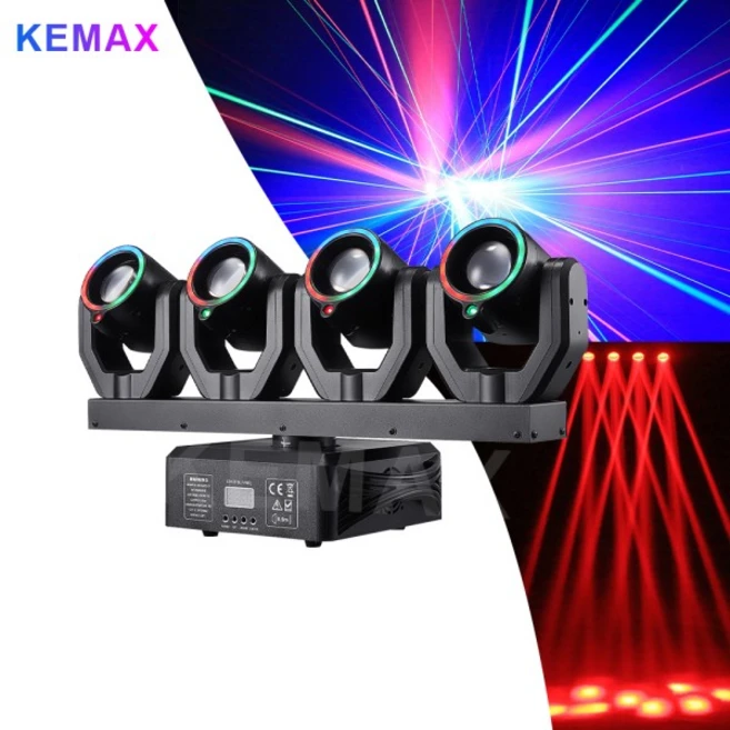 150W LED 빔 무빙 헤드 DMX512 DJ 모바일 RGBW 디스코 파티 무대 장비 효과 조명 (나이트클럽 웨딩, 03 UK Plug - 쿠팡