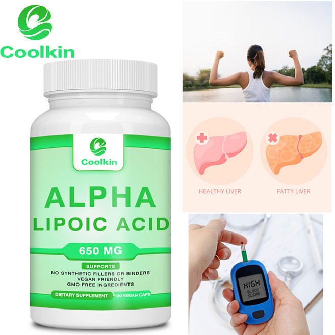 알파리포산 650mg - 당 대사 균형 피부, 2개, 120정