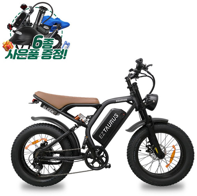 이지베이션 BS슬릭 알루미늄 가벼운 전기자전거 AL 자토바이 펫바이크 850W 48V, 그레이