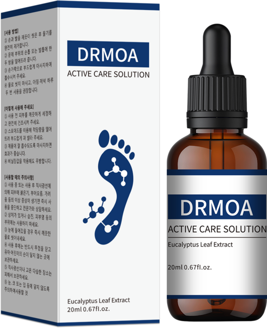 디알모아 액티브 케어 솔루션 - 손발톱 청결 관리 및 문제성 발 피부 보호, 20ml, 5개, 1개입