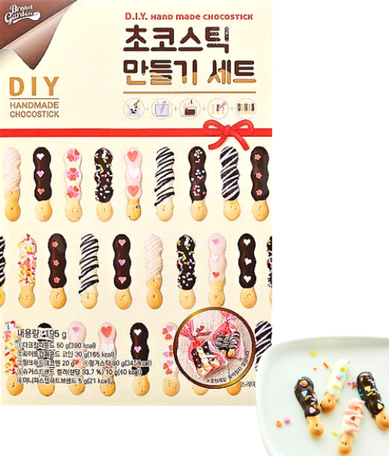 브레드가든 초코스틱 만들기세트, 1세트
