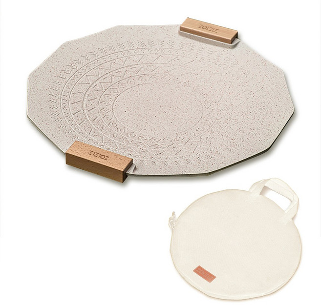 조엘리 캠핑 그리들 팬 아이보리, 400 x 47 mm, 1개