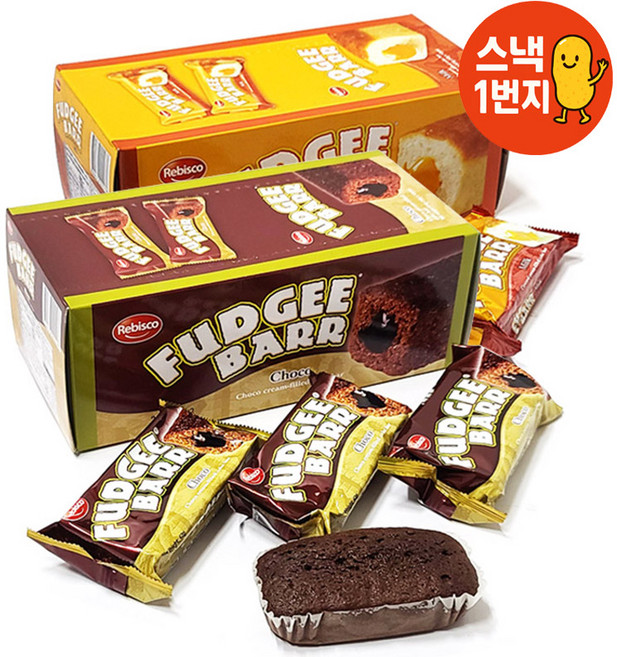 퍼지바 초코+밀크 혼합세트 케이크바 (총 912g) 촉촉한 수입 디저트 간식 학교간식 학원간식 사무실간식 아이들간식
