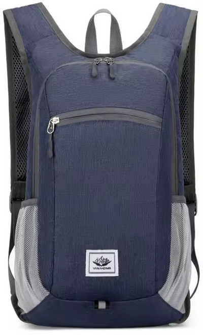 접이식 초경량 일상 여행 하이킹용 방수 대용량 스포츠 백팩 여행 필수템, 1개, 푸른 색