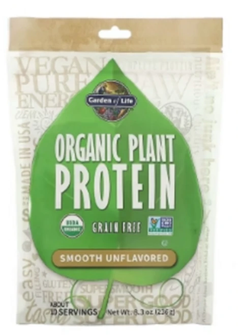 가든오브라이프 유기농 식물성 단백질 곡물 무함유 부드러운 무맛 236g, 1개 - 쿠팡