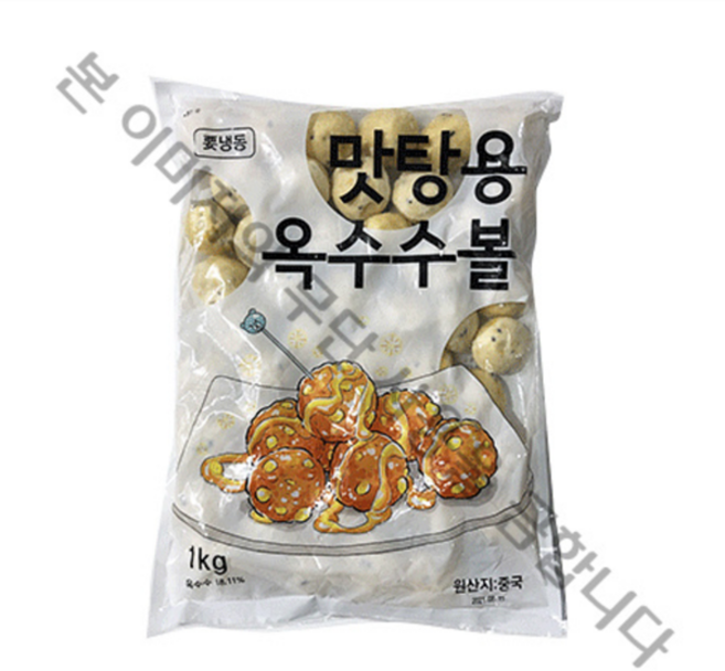 가토코 옥수수볼(맛탕용) 1Kg, 1개