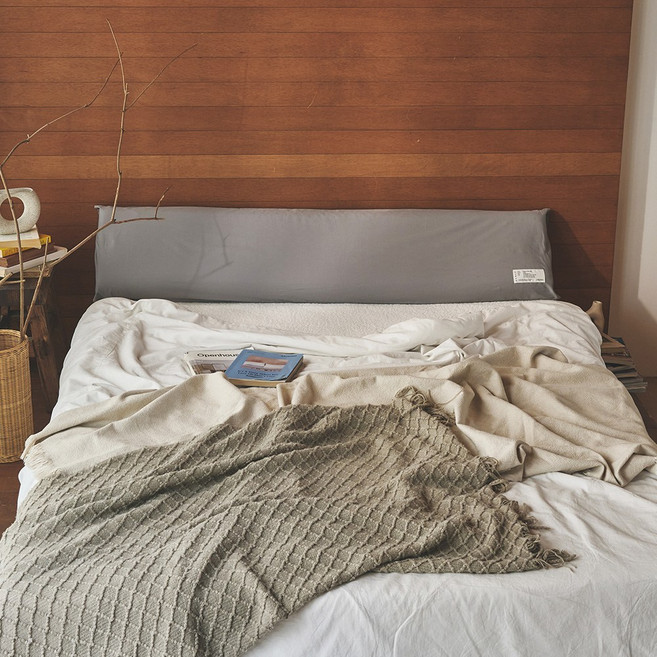 프루웨 파노라마 필로우 + 커버 1장, 1개, 애쉬그레이