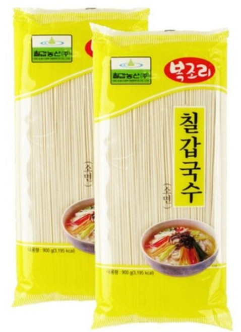 칠갑농산 건국수opp 소면, 900g, 12개