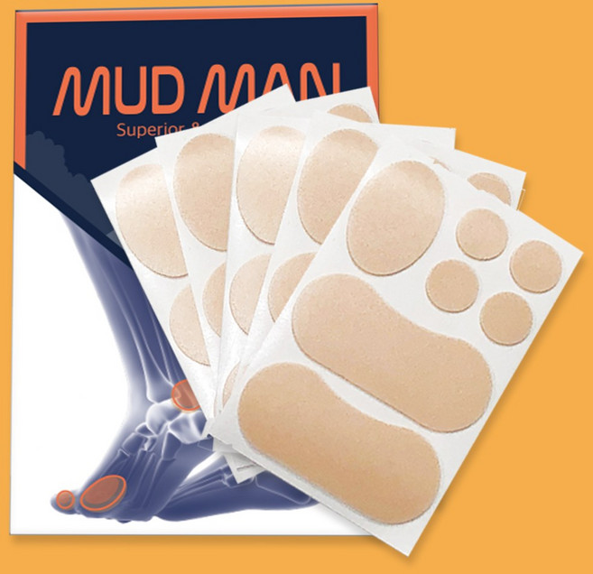 머드맨 군대 물집방지패드 발뒤꿈치 발가락 뒤꿈치패드, 1개