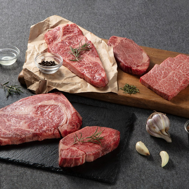 [외식명가 삼산정] 1++ 투뿔 한우 갈비살 등심 국거리 부위별 골라담기, 200g, 1개, 투뿔 한우 국거리