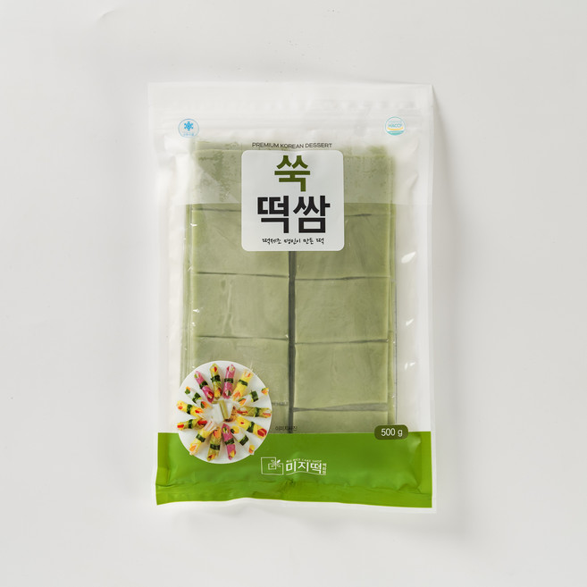 [미지] 쑥떡쌈 국내산쌀가루, 1개, 1kg