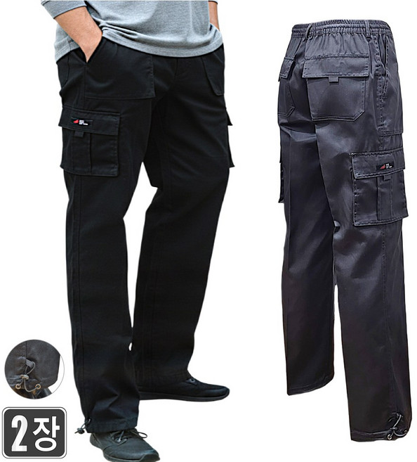 1+1웨어몬 WF 봄 가을 밀리터리 야상팬츠 (무지) 아웃도어 야외활동 등산