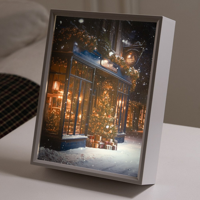 리드디 LED 무드등 수면등 취침등 인테리어조명 인테리어액자 수유등 집들이선물 여자친구선물, 크리스마스 겨울