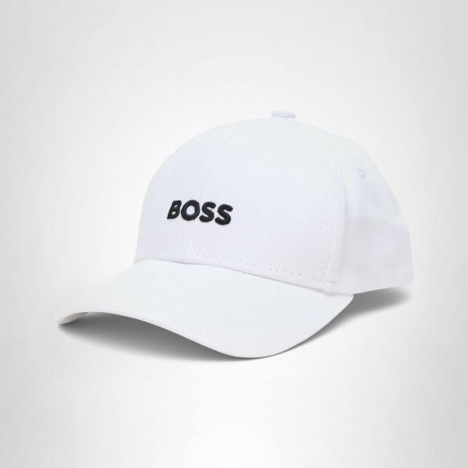 보스 모자 남성 센터 로고 면 트윌 캡