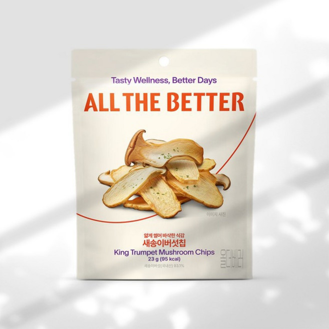 올더베러 새송이버섯칩, 1개, 23g