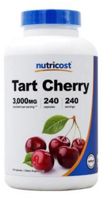 [Nutricost] 뉴트리코스트 타트 체리 3000 mg 240 캡슐, 240정 - 쿠팡