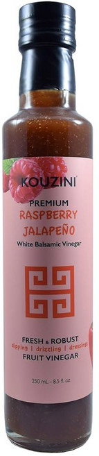 코우지니 울트라 할라피뇨 화이트 발사믹 식초 이탈리아 모데나산 숙성 매끄럽고 전신 맛, 250ml