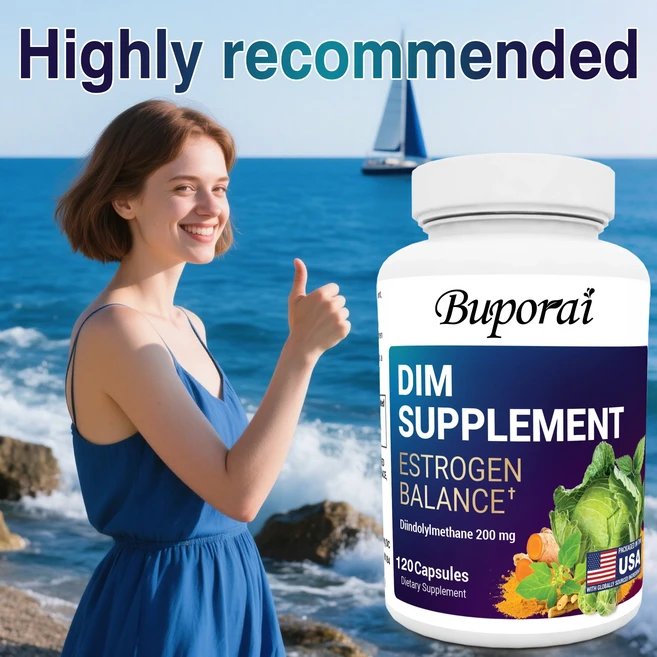 DIM을 활용한 에스트로겐 균형 남성과 여성을 위한 천연 에스트로겐 보충제, 1개, 120정 - 쿠팡