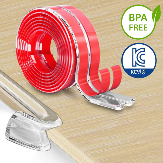 말랑베이비 잘라쓰는 투명 모서리 보호대, 1세트