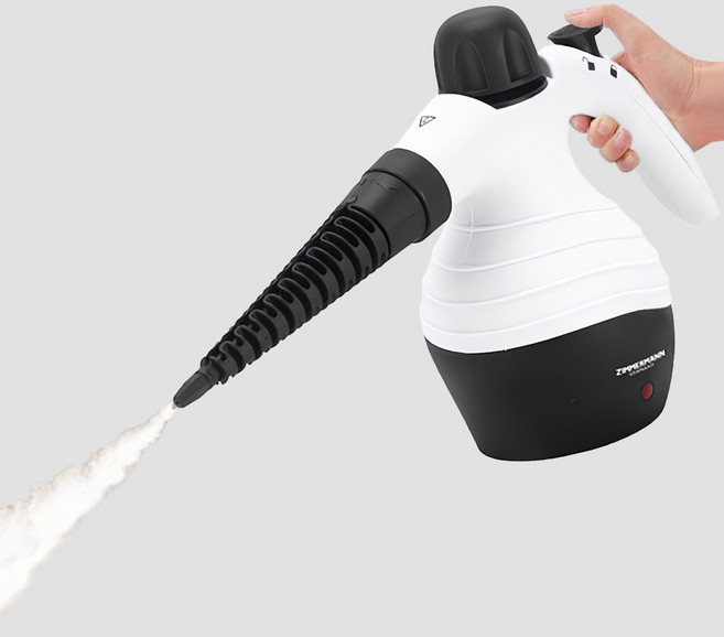 강력한 스팀청소기 핸디형 고온 고압스팀기, 화이트