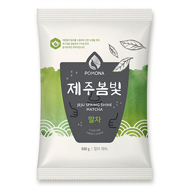 포모나 제주봄빛 말차 파우더, 500g, 1개입, 1개