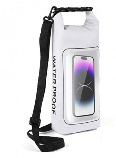 물놀이 방수가방 10L 수영가방 비치 드라이백 방수팩, 화이트