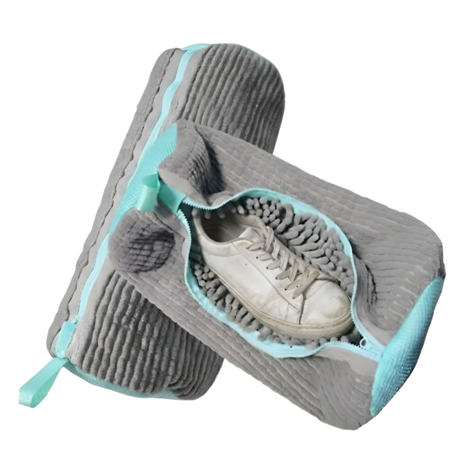 극세사 신발 운동화 세탁망 빨래망 대형, 그레이, 2개