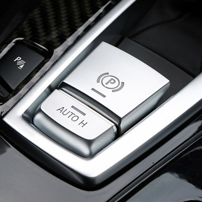 BMW 5시리즈 F10 파킹 스위치 스타트 버튼 크롬 튜닝 몰딩 호환 용품, 파킹스위치몰딩, 1개