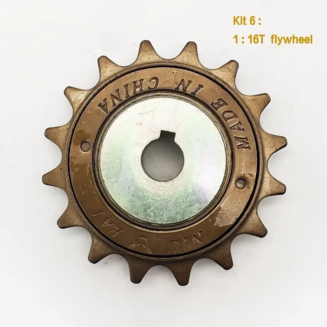 전기 자전거 및 오토바이용 개조 톱니 스프로킷 32 410 유형 일반 속도 체인에 적합, 06 Kit 6