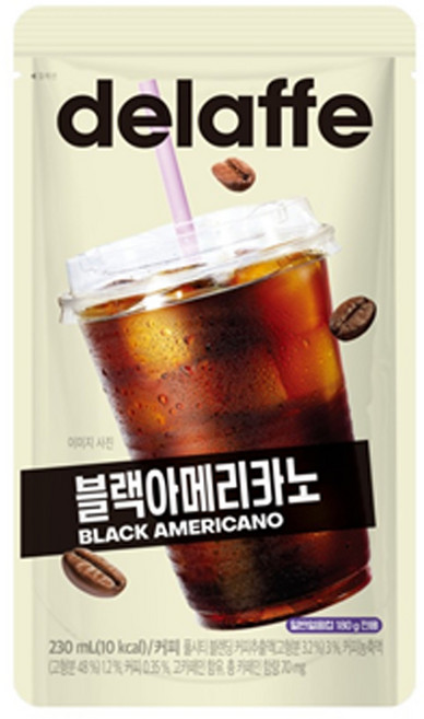 델라페 블랙아메리카노 파우치 230ml x 10개
