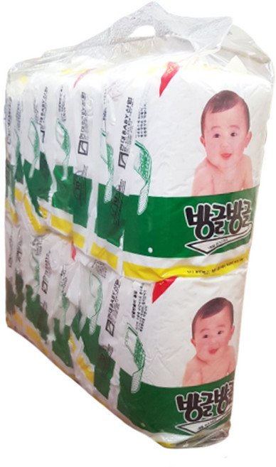 방글방글 일회용 일자형 기저귀, 신생아용(NB), 100매