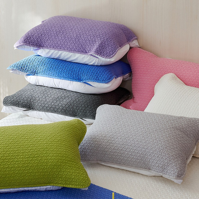 한성실업 구름 피그먼트 밴드형 베개커버 40X60 50x70 7colors