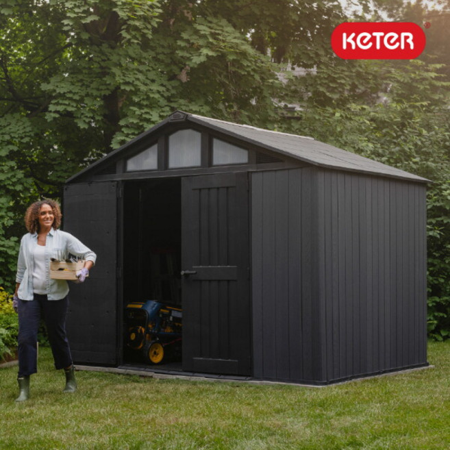 [케터] 스트롱홀드 10x8 조립식창고 대형야외보관함 농막
