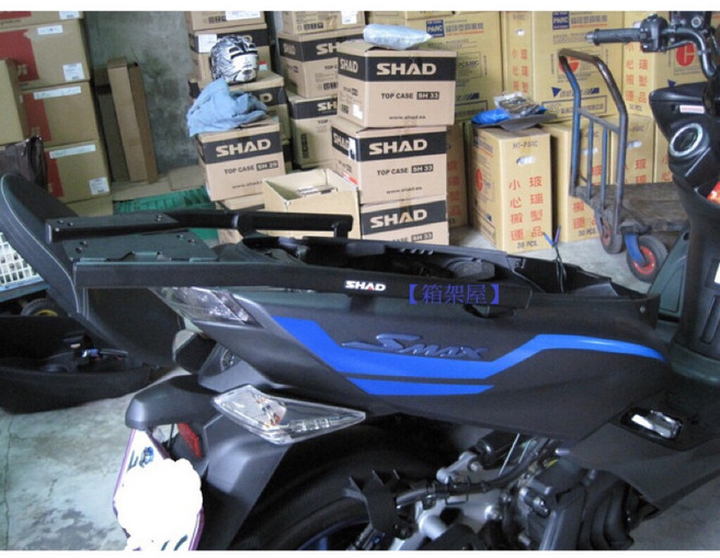 SMAX 155 後行李箱架 SHAD XC155N 漢堡架
