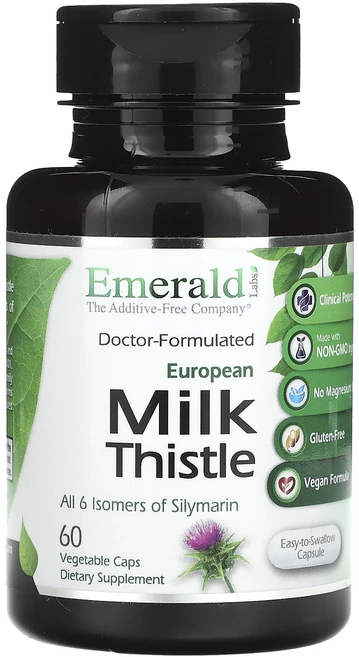 몸관리하세요 겨울입니다 Emerald Laboratories 유러피안 밀크시슬 베지 캡슐 60정 특별관리진행, EmeraldLaboratories유러피안밀크시슬베지캡, 1 - 쿠팡