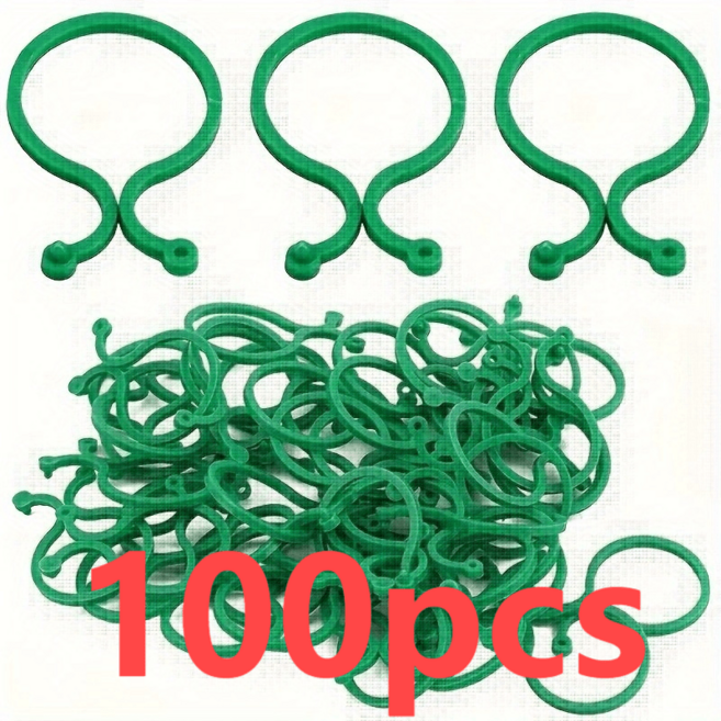 식물고정집게 지지대 원예 클립 100개입, 1개