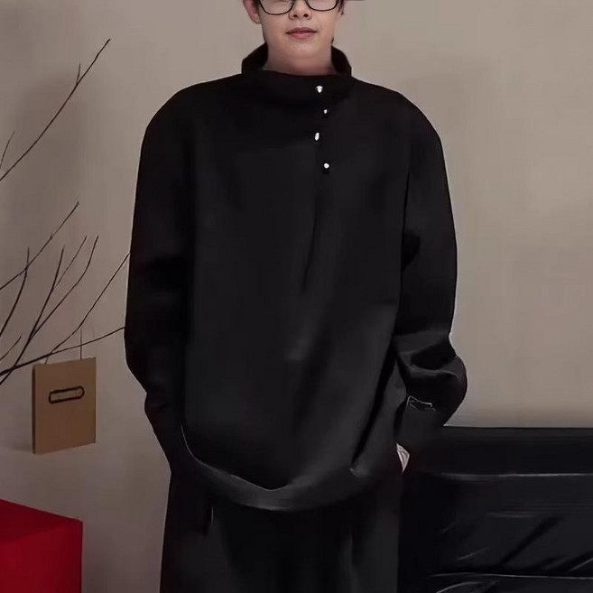男款休閒襯衫 寬鬆韓系上衣