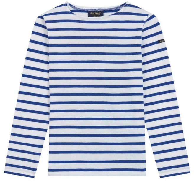 Le Minor 水手條紋上衣 法國製純棉長袖上衣