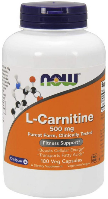 나우푸드 엘카르니틴 L카르니틴 500mg 180베지캡슐, 180정, 1개