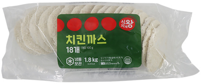 식자재왕 실속 치킨까스 1.8kg, 1개