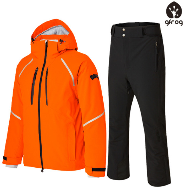 지프로그 스키복 무브먼트 브리튼 세트 오렌지