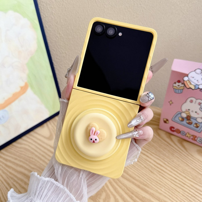 얌코 맥세이프 휴대폰케이스 갤럭시 z플립7 z플립6 z플립5 z플립4 핸드폰케이스 토끼 거치대