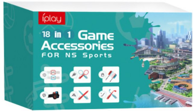 iPlay Switch體感運動套裝 Switch2 23合1 Switch1 18合1 任天堂週邊配件, 1個