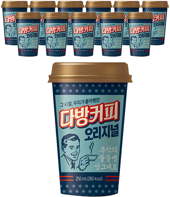 동원 소와나무 다방커피 오리지널, 250ml, 36개