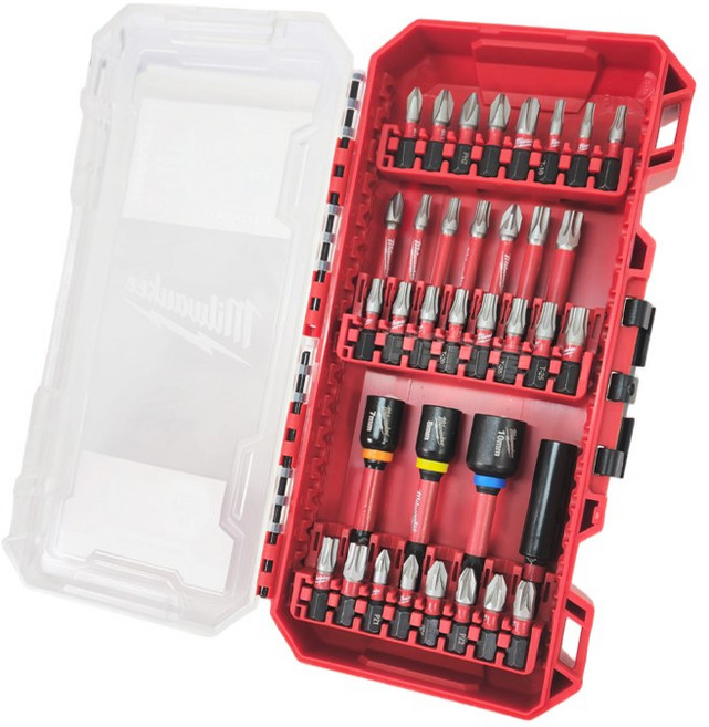 밀워키 임팩용 육각 비트세트 35pcs 다목적 드라이버 비트 드릴날 십자촉 별비트, 1개