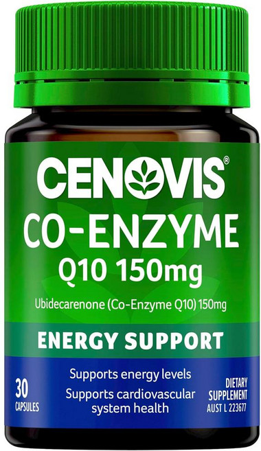 호주 세노비스 Cenovis Co-Enzyme Q10 코엔자임 큐텐 150mg 캡슐, 6개, 30정