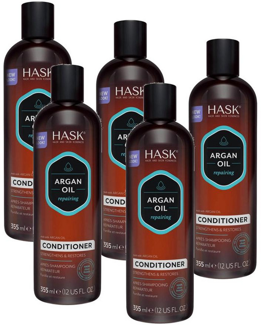 하스크 아르간 오일 리페어링 컨디셔너 린스 HASK Argan Oil Repairing Conditioner, 355ml, 5개