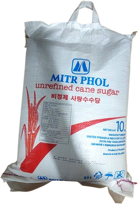 미트폴 비정제 원당 사탕수수 설탕 10kg 대용량 마대
