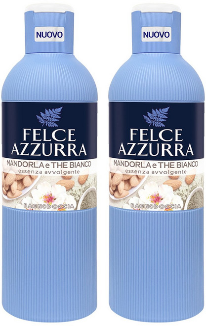 펠체아주라 이탈리아 150년 명품 바디워시 아몬드&화이트티, 2개, 650ml